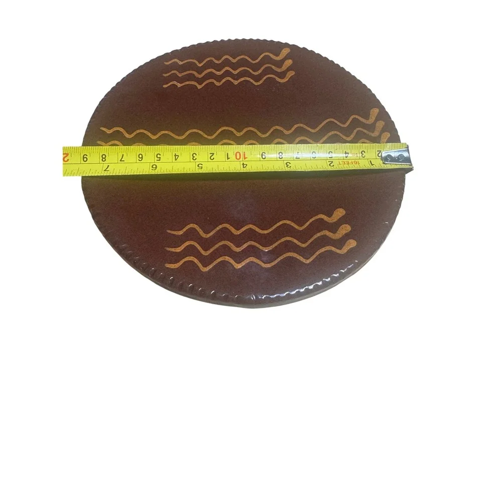 Huberhaus Red Earthenware Commissioned John Huber signed for Brownstone Lodge'03